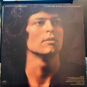 JOHNNY RODRIGUEZ Love Me with All Your Heart 1978 Vintage Vinyl 33 RPM MCM Mercu
